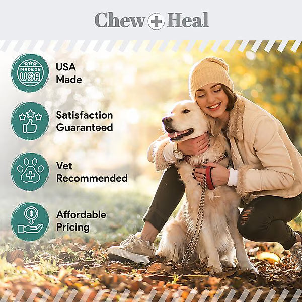 Chew + Heal Essential 12-in-1 Multivitamin Soft Chews for Dogs, 60 count
