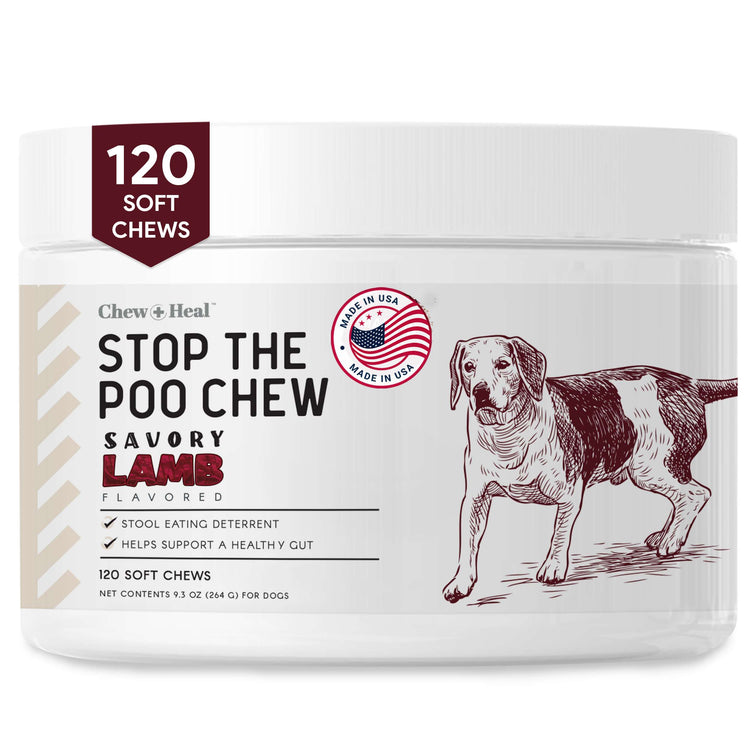 Roasted Lamb Stop The Poo Soft Chew Coprophagia & Digestive Supplement for Dogs