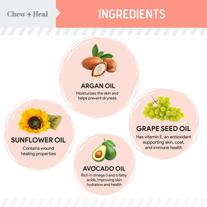 Chew + Heal Natural Hot Spot Relief Topical Liquid for Dogs, 2-fl oz bottle