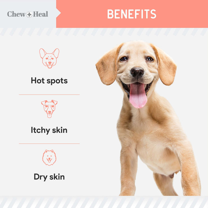 Chew + Heal Natural Hot Spot Relief Topical Liquid for Dogs, 2-fl oz bottle