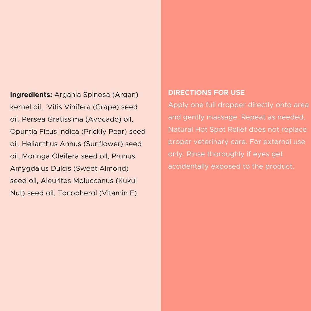 Chew + Heal Natural Hot Spot Relief Topical Liquid for Dogs, 2-fl oz bottle