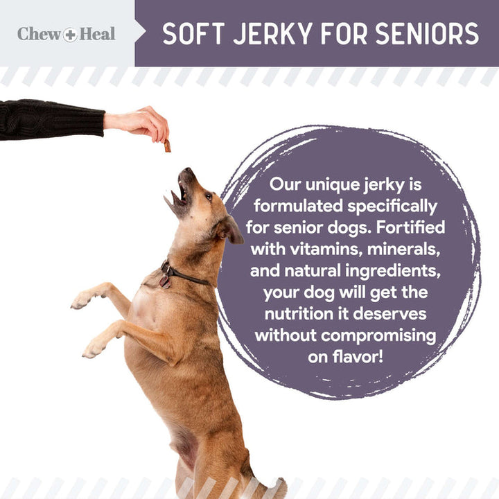 Senior Wild Alaskan Salmon Limited Ingredient Soft Jerky Dog Treats