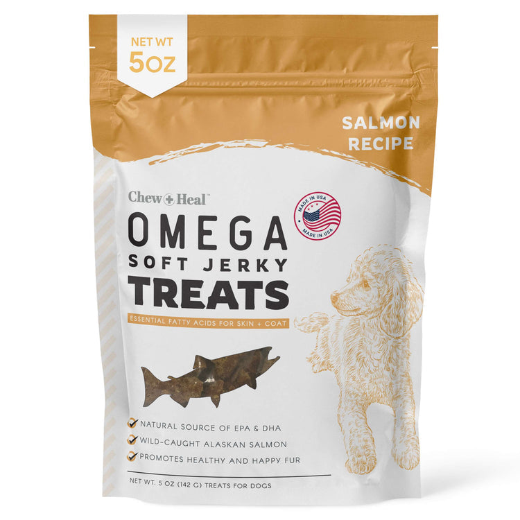 Wild Alaskan Omega Skin + Coat Salmon Soft Jerky Dog Treats