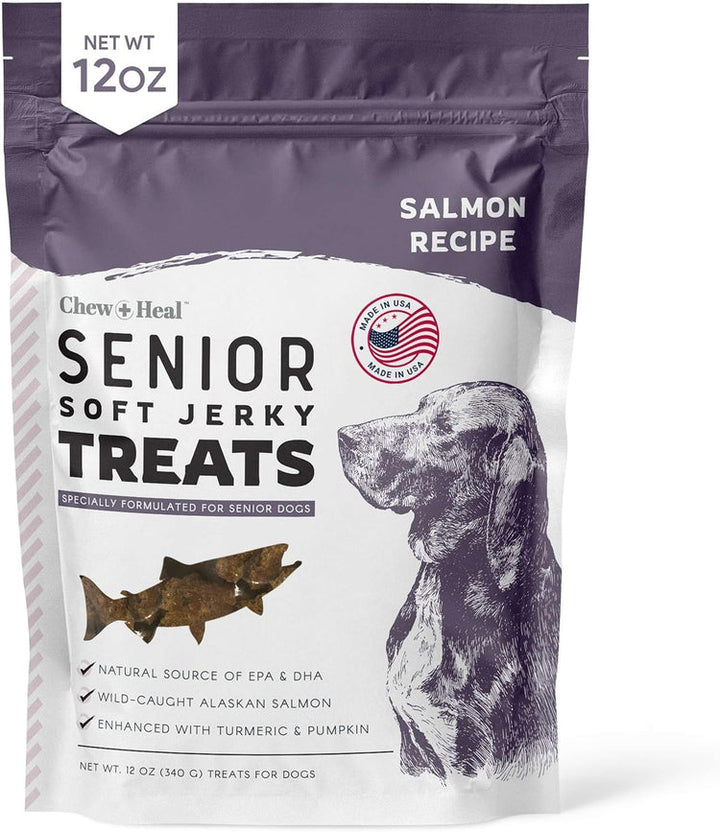 Senior Wild Alaskan Salmon Limited Ingredient Soft Jerky Dog Treats