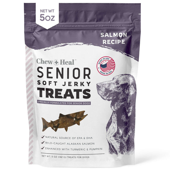 Senior Wild Alaskan Salmon Limited Ingredient Soft Jerky Dog Treats