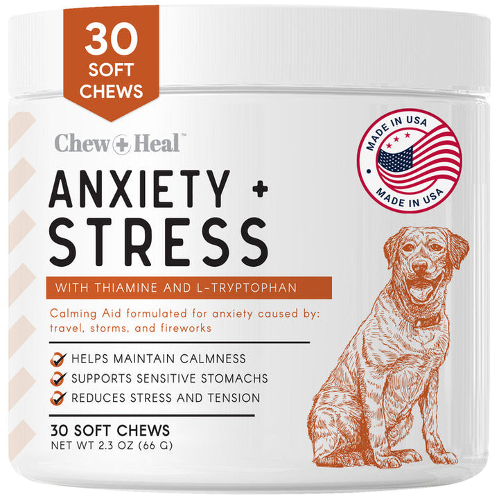 Travel-Sized Anxiety & Stress Chews Supplement for Dogs
