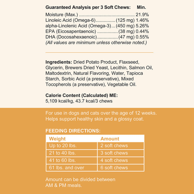 Omega Skin + Coat Dog Supplement