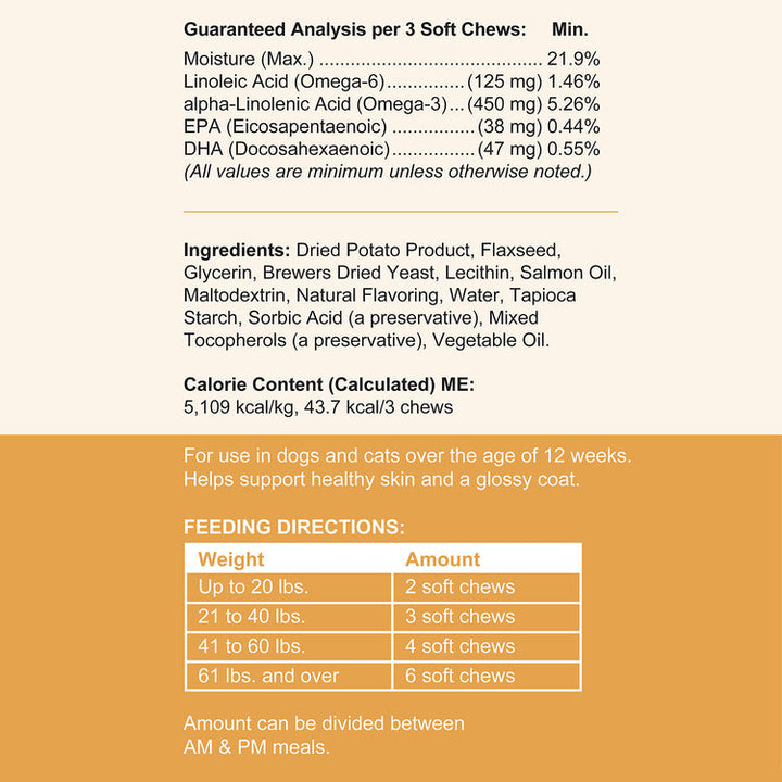 Omega Skin + Coat Dog Supplement