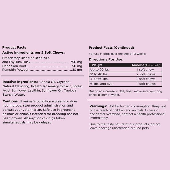 Stop the Scoot Anal Gland Support & Bowel Function Supplement for Dogs