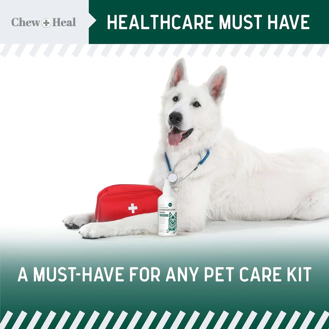 Advanced Hydrocortisone Medicated Wound Care Spray for Dogs