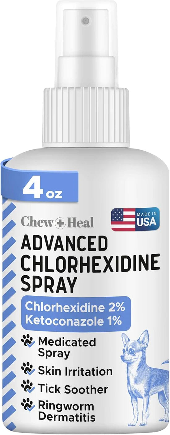 Advanced Chlorhexidine Medicated Wound Care Spray for Dogs
