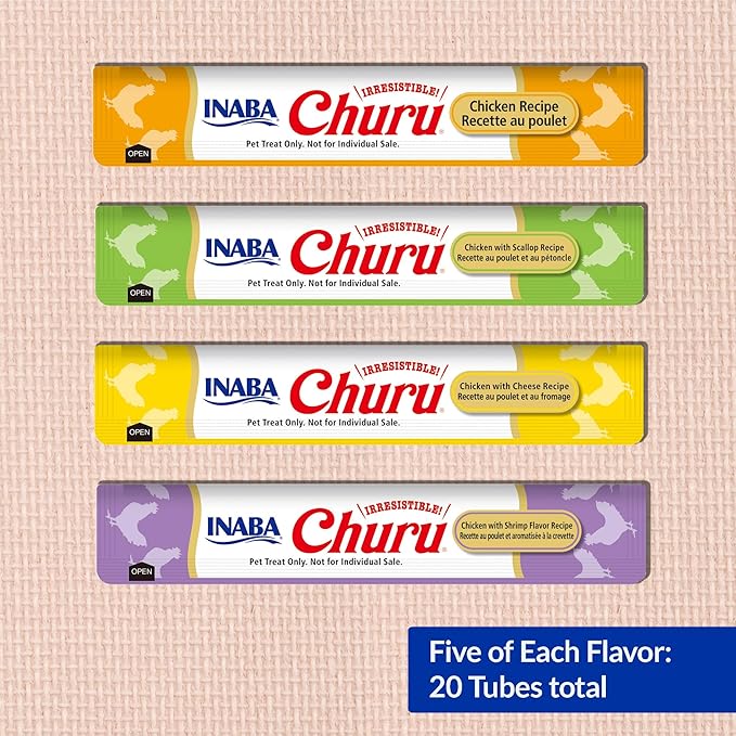 INABA Churu Chicken Variety - Box 20 Tubes
