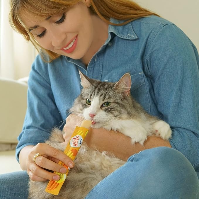 INABA Churu Pops Cat Treats, Moist & Chewy Creamy Treats