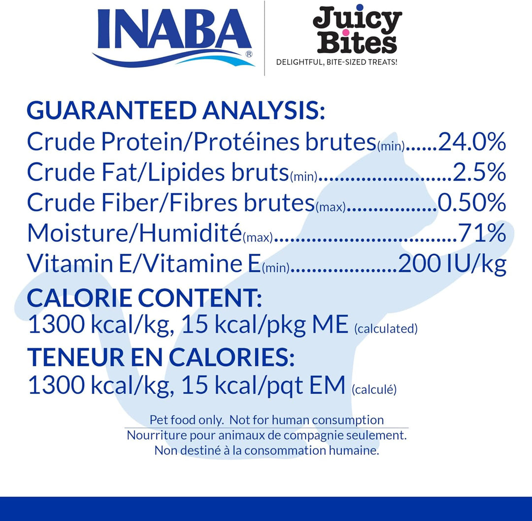 INABA Juicy Bites Tuna & Chicken Flavor
