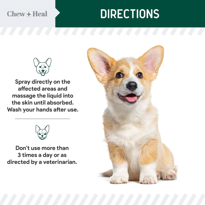 Advanced Hydrocortisone Medicated Wound Care Spray for Dogs