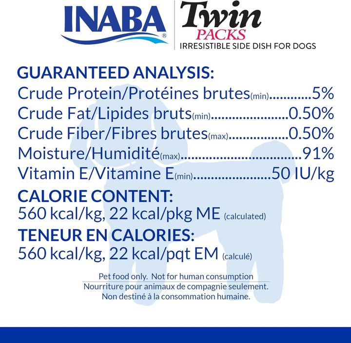 Inaba Twin Packs Chicken With Vegetables Recipe In Chicken Broth (For Dogs)