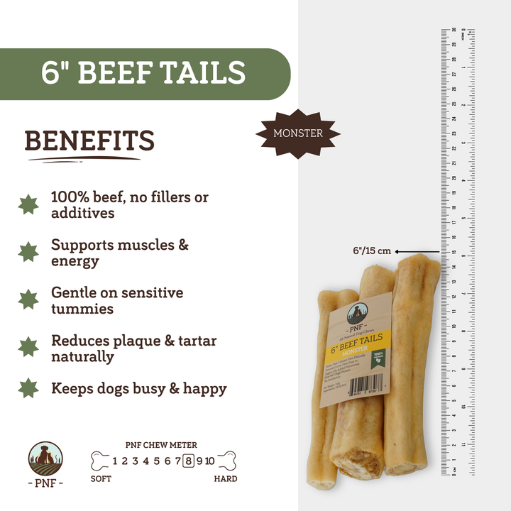 6" Beef Tails Monster