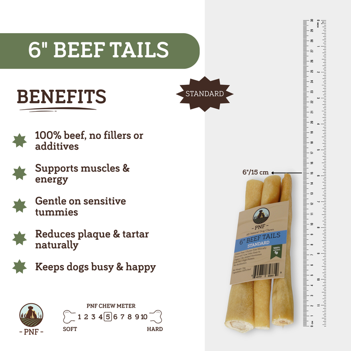 6" Beef Tails Standard