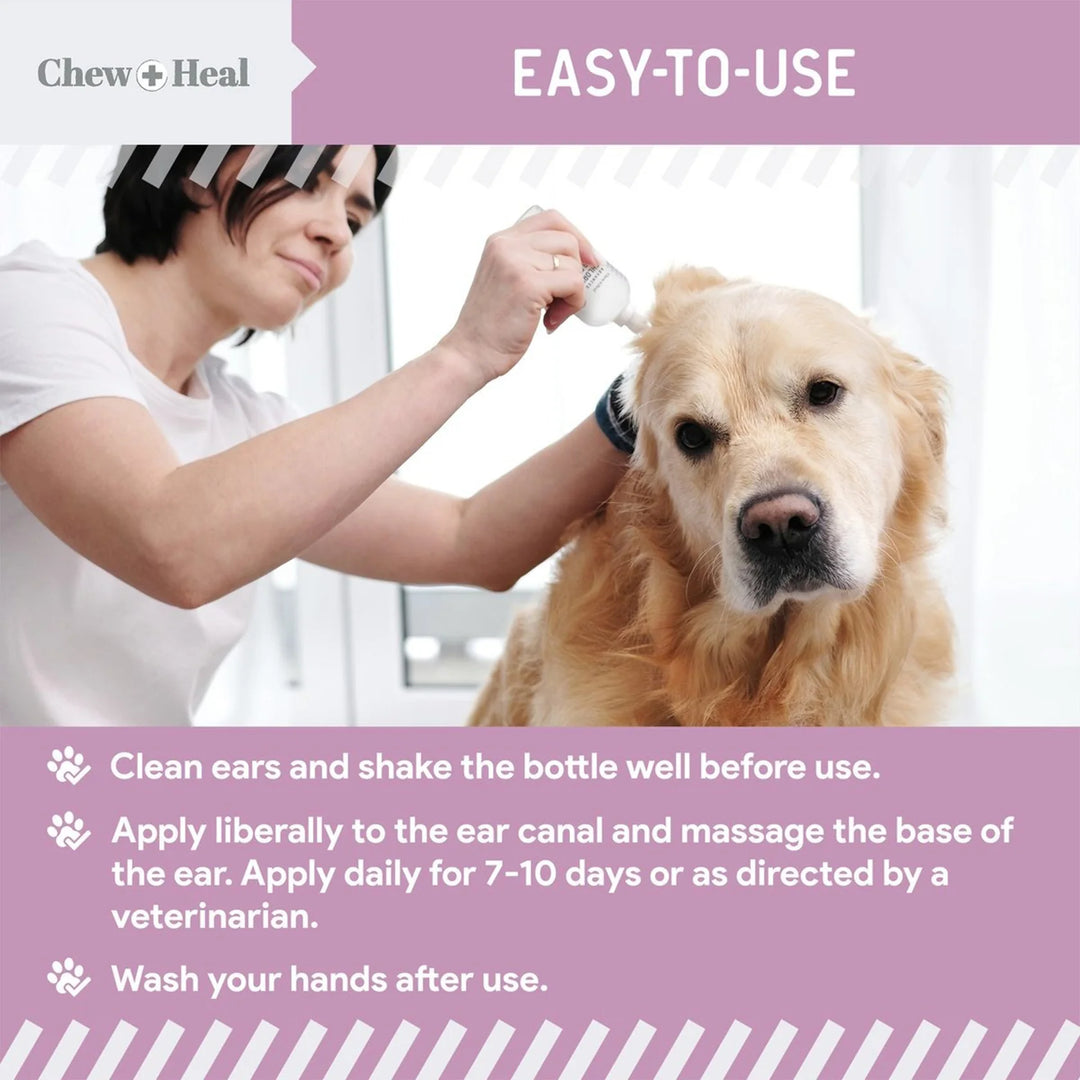 Advanced Antiseptic Otic Chlorhexidine Ear Flush for Dogs