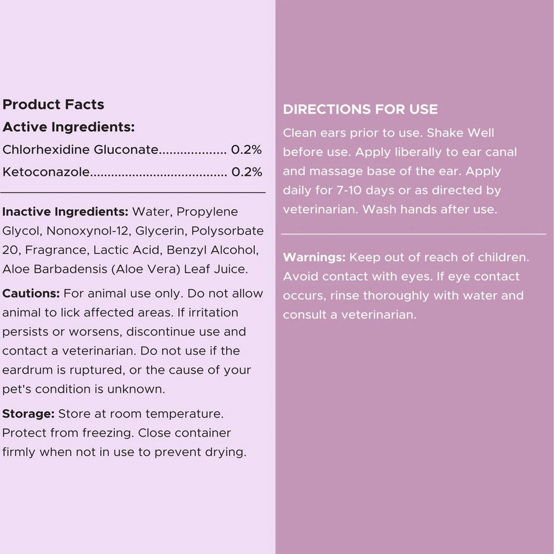 Advanced Antiseptic Otic Chlorhexidine Ear Flush for Dogs