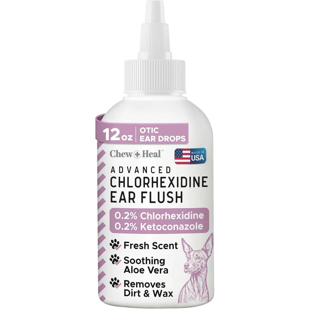 Advanced Antiseptic Otic Chlorhexidine Ear Flush for Dogs