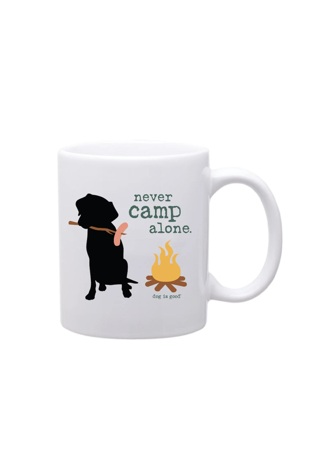 Mug: Never Camp Alone (14oz)