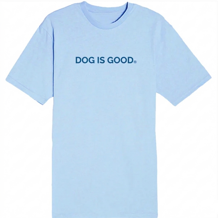 T-shirt: Dog is My Calm (Dusty Blue)