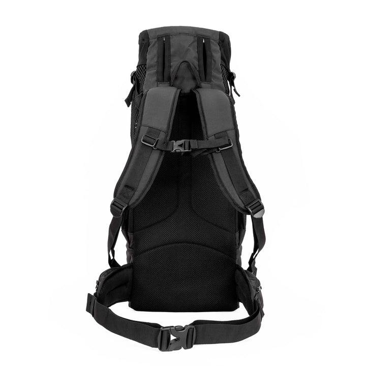 Knavigate - Advanced Dog Carrier with Internal Frame & Hip Belt, Black