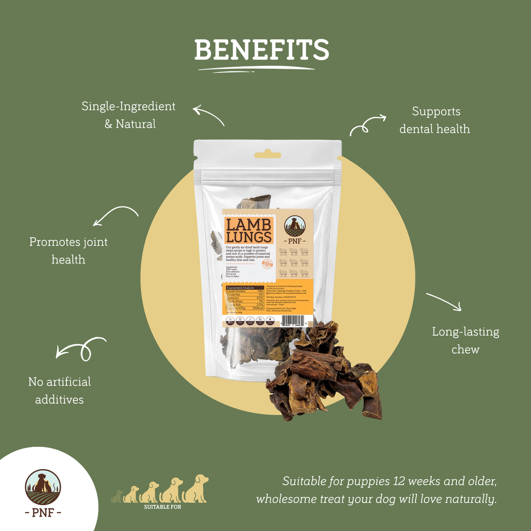Lamb Lungs Treats 100g