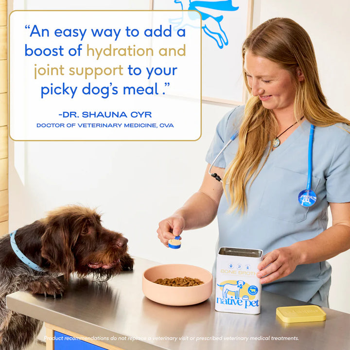 Beef Bone Broth - A healthy savory beef topper for picky eaters