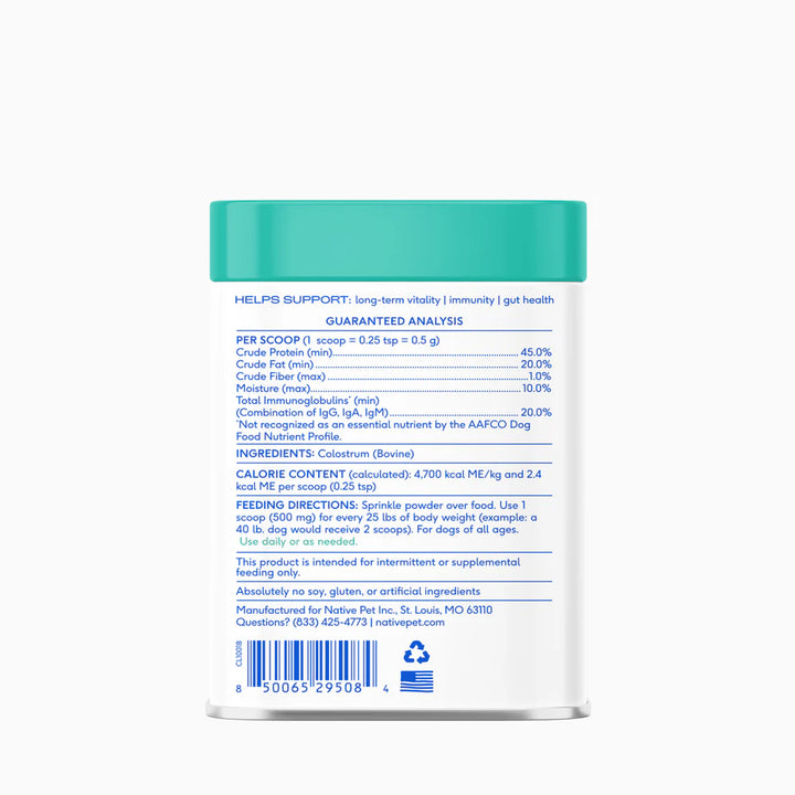 Colostrum - Bioactive support for vitality