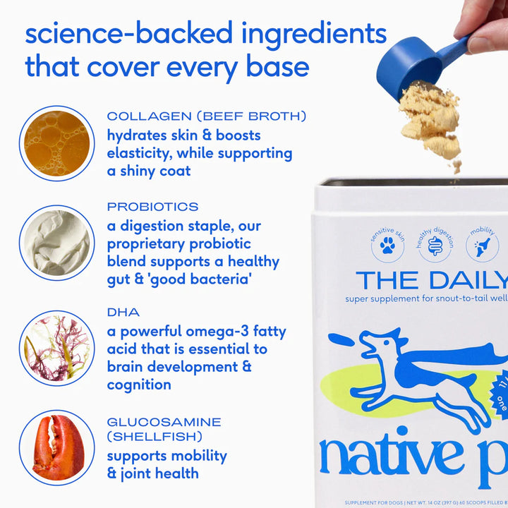 The Daily-Super supplement for snout-to-tail wellness