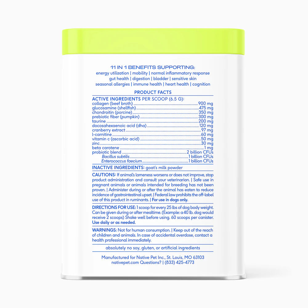 The Daily-Super supplement for snout-to-tail wellness