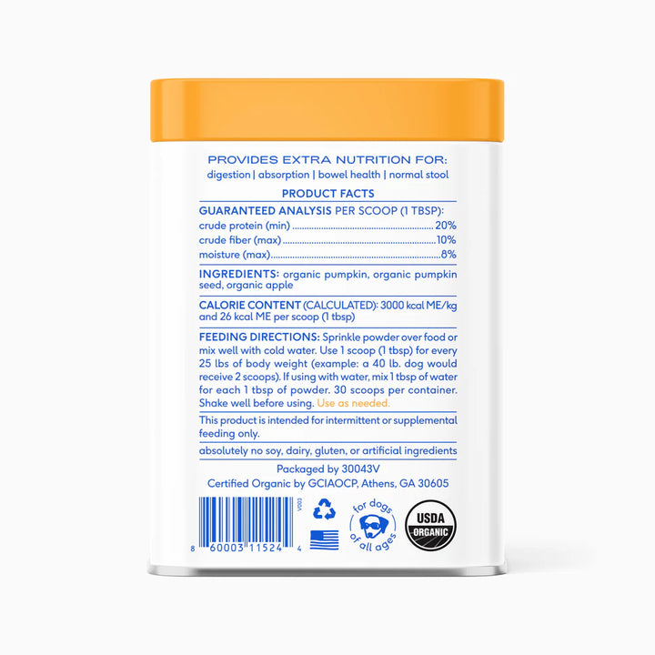 Pumpkin - Supports digestive regulatory and firm stool