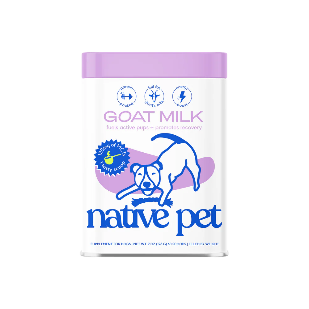 Goat Milk - Fuels active pups + promotes recovery
