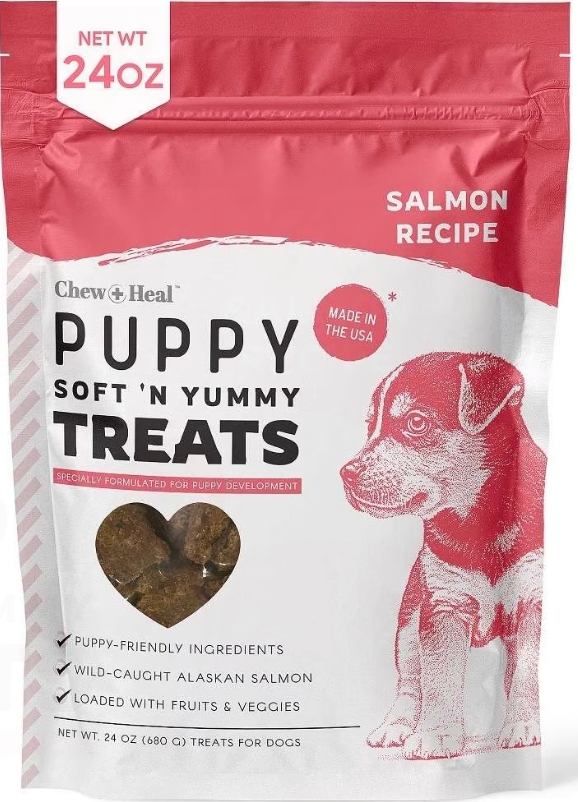 Puppy Soft 'N Yummy Wild Alaskan Salmon Limited Ingredient Jerky Dog Treats
