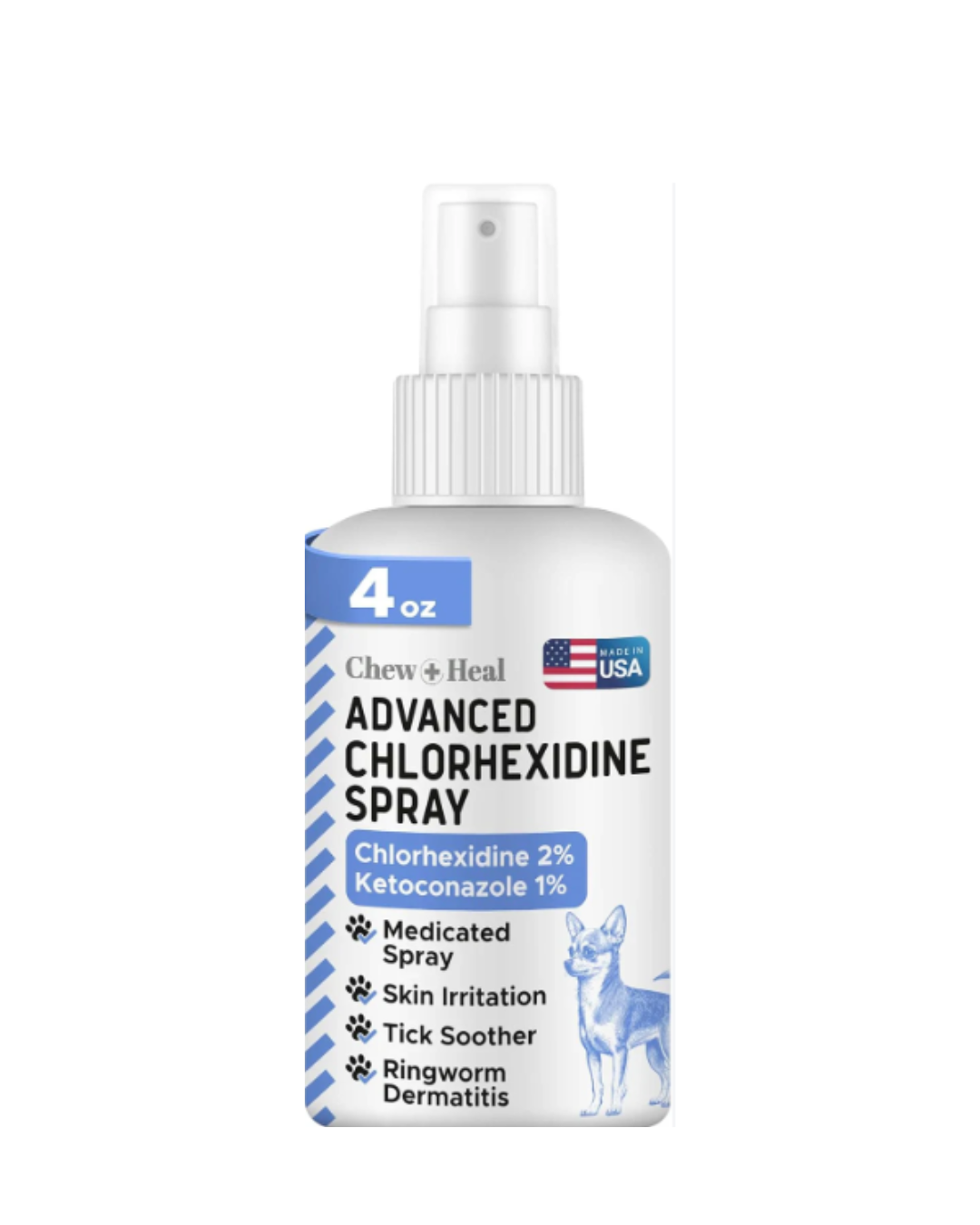Advanced Chlorhexidine Medicated Wound Care Spray for Dogs