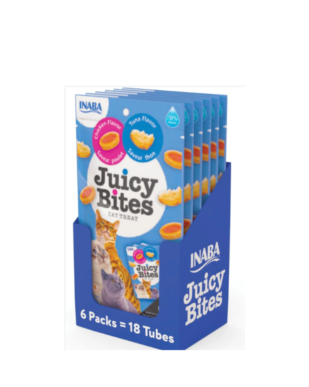 INABA Juicy Bites Tuna & Chicken Flavor
