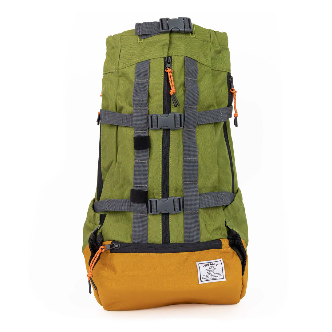 Urban 3  Dual Use Dog Carrier & Traditional Backpack - Green
