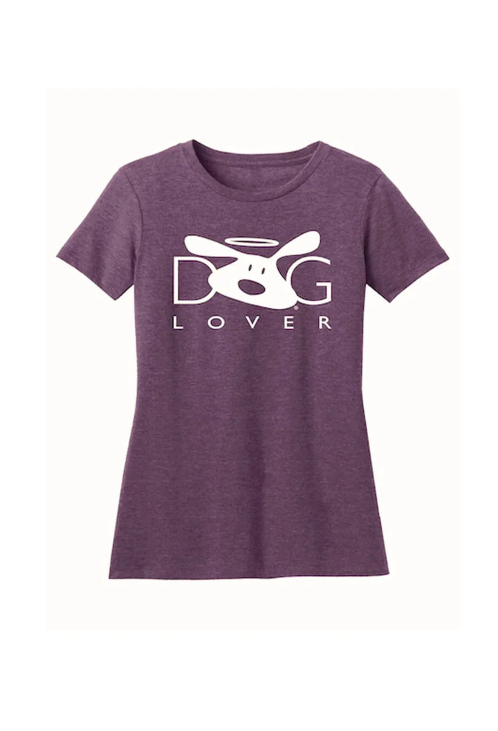 T-shirt: Dog Lover (Plum)