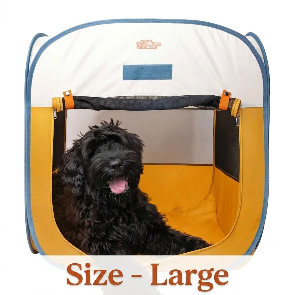 K9 Kennel Pop-Up Dog Tent - Yellow